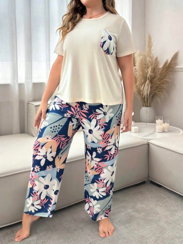 beige pajama - XXL From 75kg to 90 kg