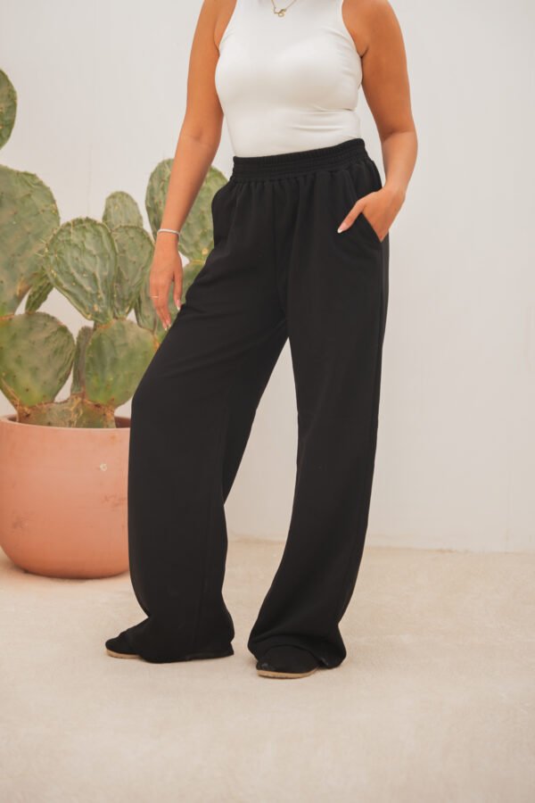 Basic Pant - Black, L From 50kg to 65 kg